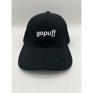 GoPuff Black Unisex Adjustable Hat Delivery Hat Grubhub Uber Eats New Sealed